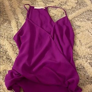 Purple going out top